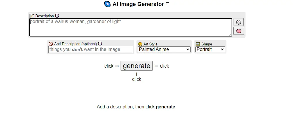 Perchance AI Text to Image Generator