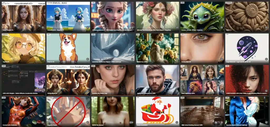 PornWorks AI - LoRAs Templates