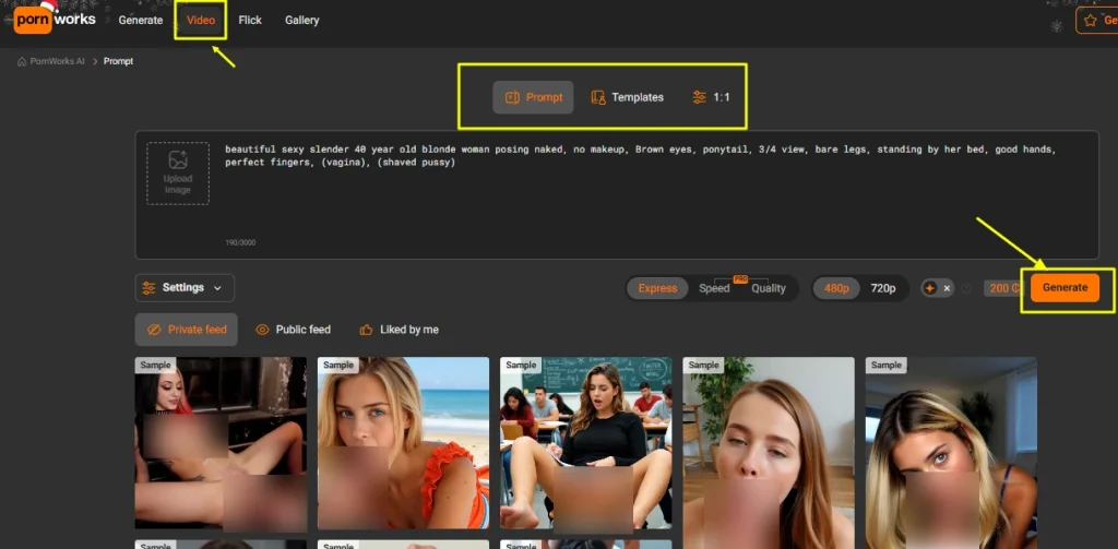 Pornworks AI - AI Video Generator