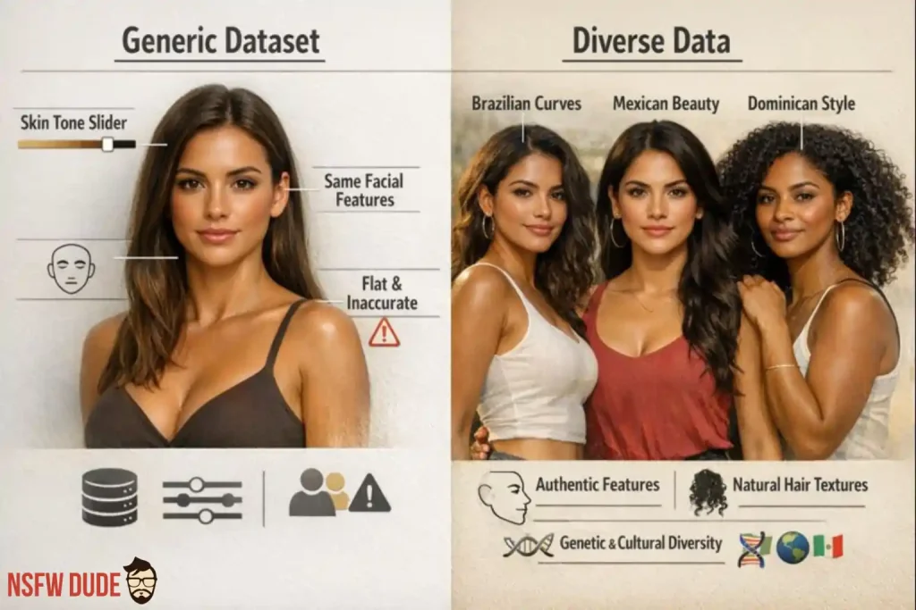Uncanny Valley of AI Ethnicity