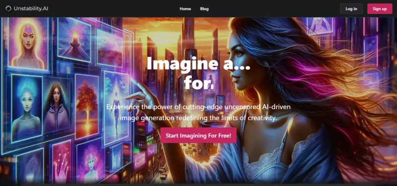 Unstable Diffusion Homepage