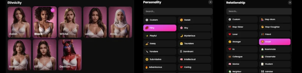 AI girlfriend models - GoLove AI