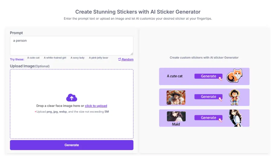 AnimeGenius AI Stickers