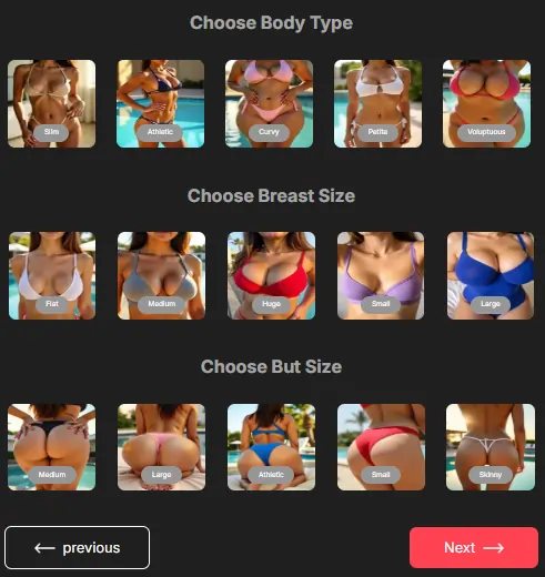 Couple.me Character Customisation