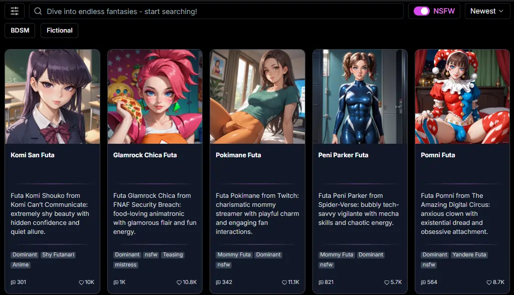 DRT.fm Character Library