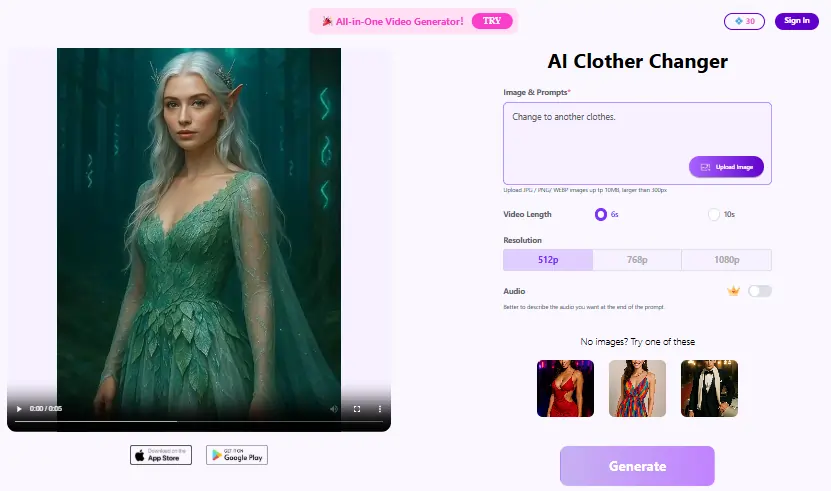 Funy AI Clothes Changer Video