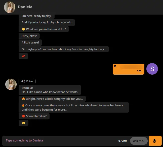 JustPorn.ai Dirty Chat