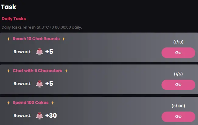 Loveon Chat Daily Rewards