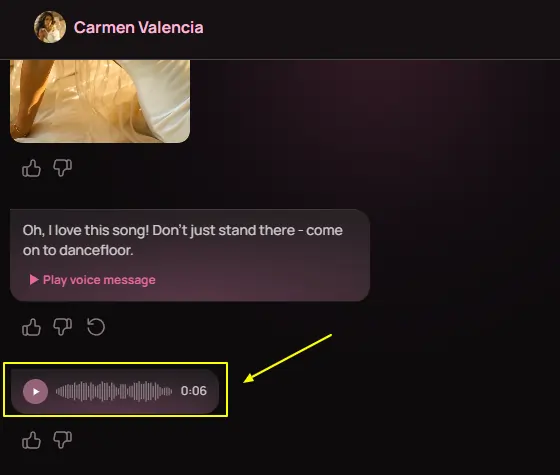 Luvea AI Voice Feature
