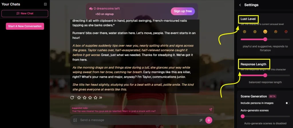 OurDream AI Chat Experience