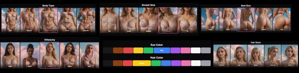 Physical traits - Ourdream AI