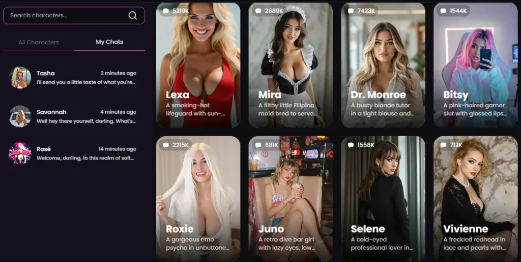 PleasureDomes AI Chatbots