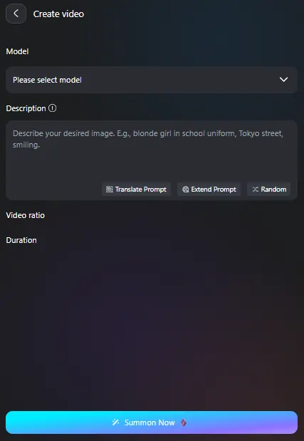 Rubii AI Create Video