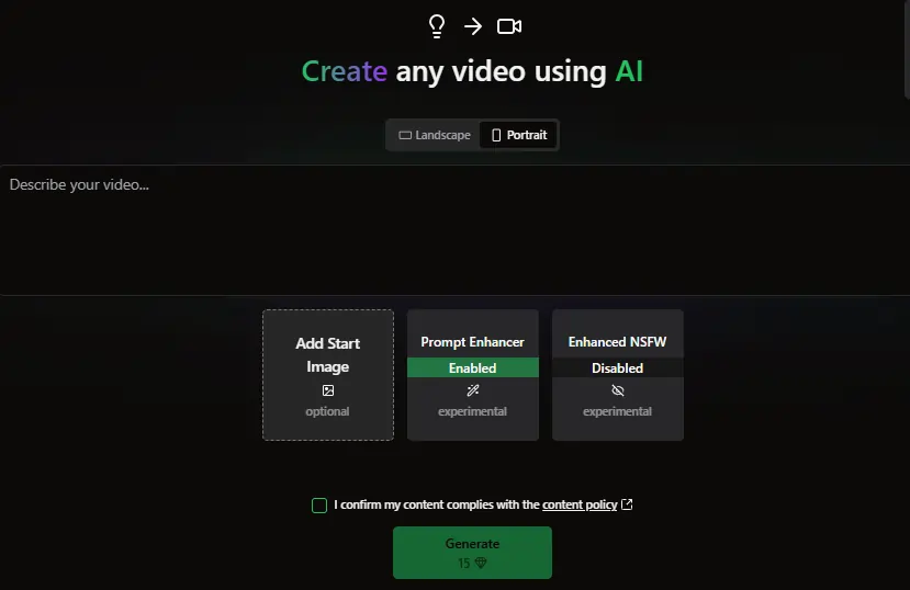 Unlucid AI Video Generation