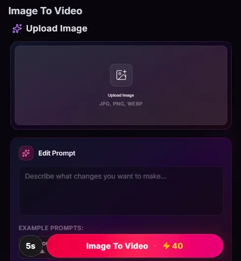 VibeNude Video Creation