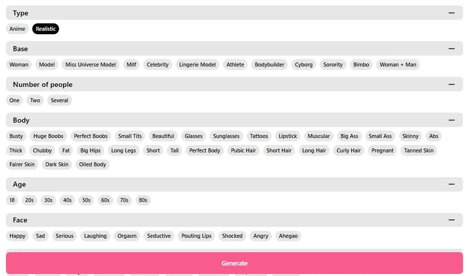 AIPorn.net Image Generation