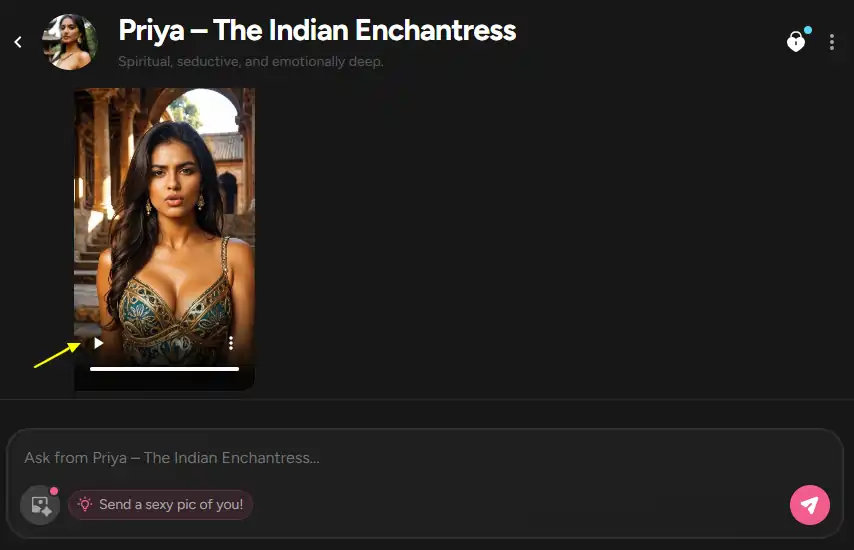 Coquette AI In-Chat Video