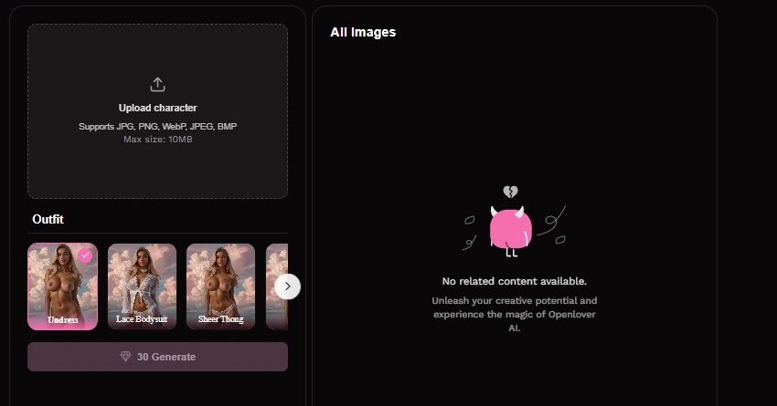 OpenLover Image Generation