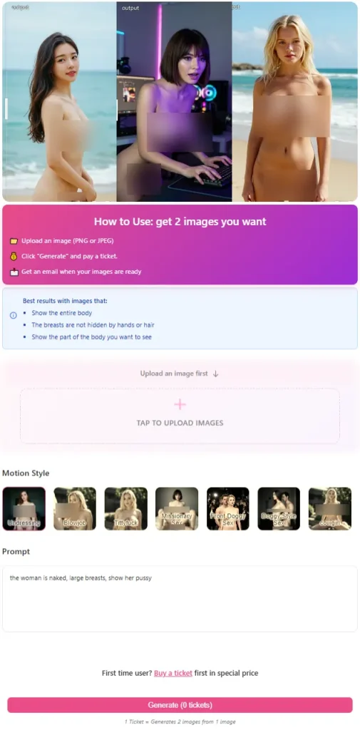 TittyDrop.ai Photo Edit