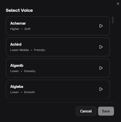 Chat Janitor Voice Selection