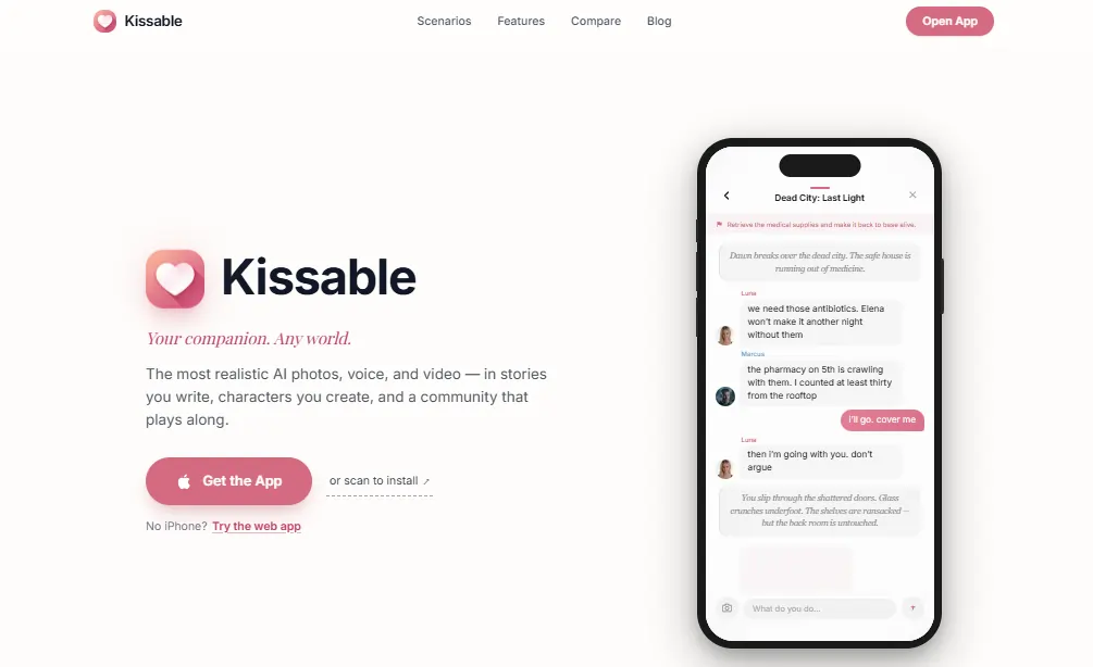 Kissable Homepage