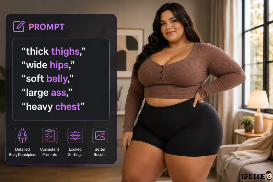 Prompts for Better AI Thick Girl Porn Generation