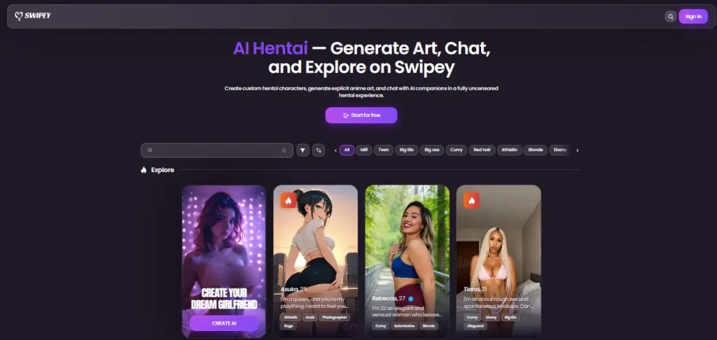 Swipey AI Hentai