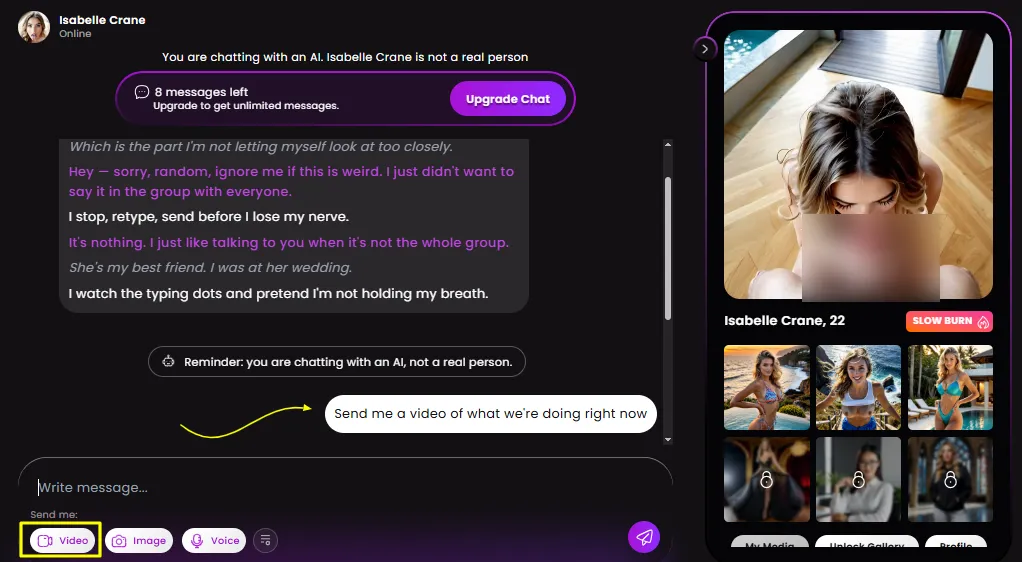 Dreamz AI - In-chat Video Generation