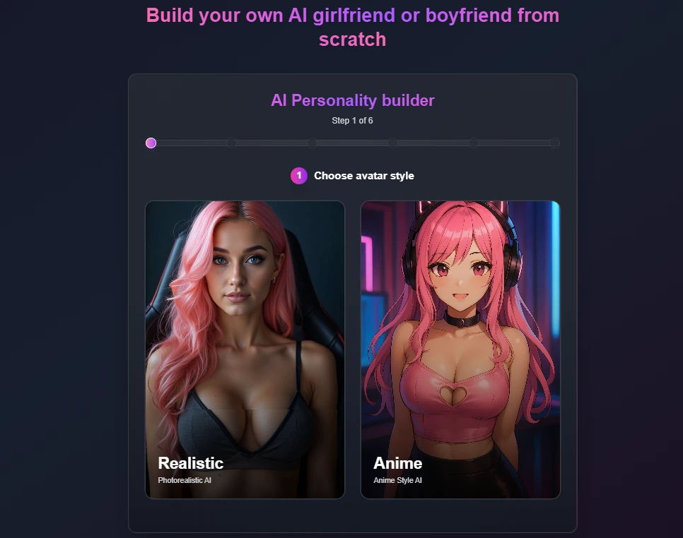 FLIRTcam.AI - AI Character Creation