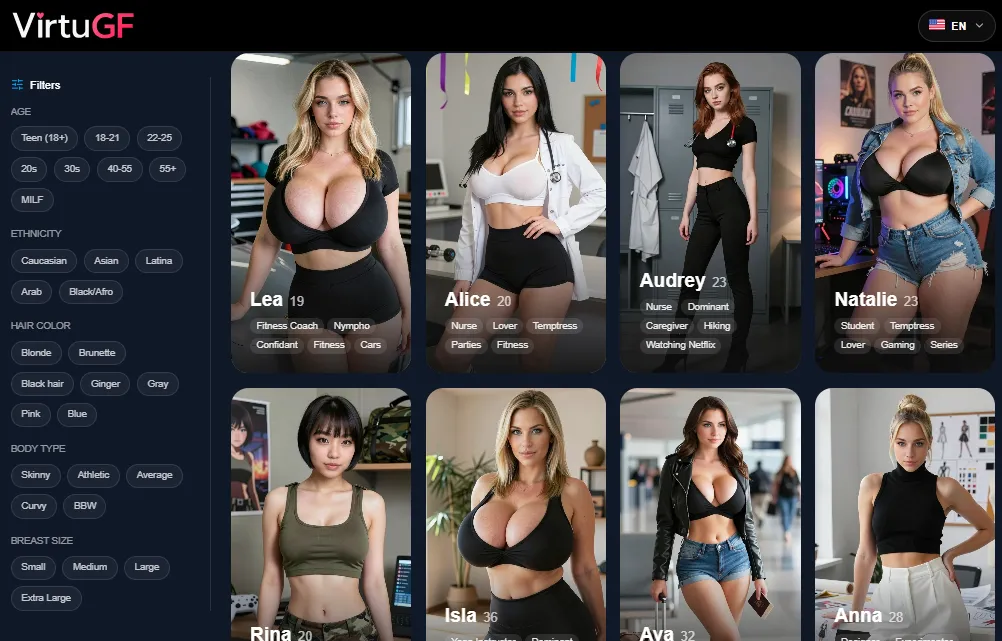 VirtuGF - AI Companions