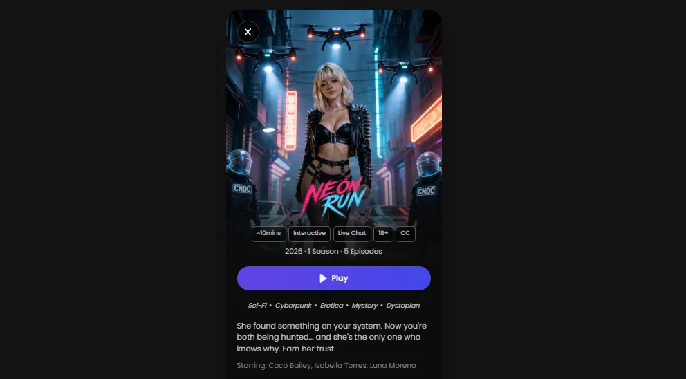 Candy AI - Neon Run