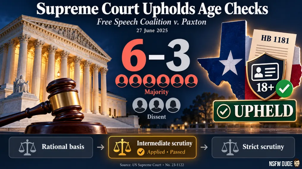 Supreme Court upholds Texas age verification law