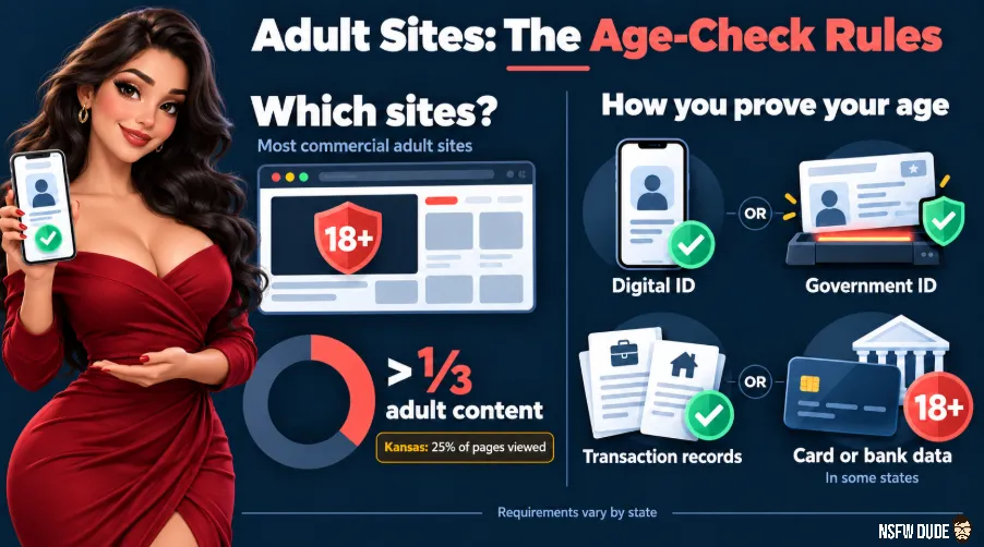 US age verification laws and ID requirements for adult sites